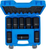 Kraft-Steckschlüssel-Einsatz-Satz, extra tief | Antrieb Innenvierkant 20 mm (3/4") | SW 22 - 38 mm | 8-tlg.