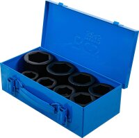 Kraft-Steckschlüssel-Einsatz-Satz Sechskant | Antrieb Innenvierkant 25 mm (1") | SW 27 - 50 mm | 8-tlg.