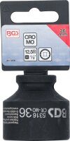 Kraft-Steckschlüssel-Einsatz Zwölfkant | Antrieb Innenvierkant 12,5 mm (1/2") | SW 36 mm