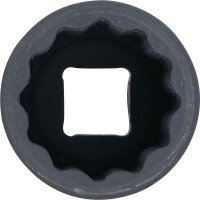 Kraft-Steckschlüssel-Einsatz Zwölfkant, tief | Antrieb Innenvierkant 12,5 mm (1/2") | SW 27 mm