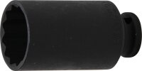 Kraft-Steckschlüssel-Einsatz Zwölfkant, tief | Antrieb Innenvierkant 12,5 mm (1/2") | SW 34 mm