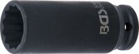 Kraft-Steckschlüssel-Einsatz Zwölfkant, tief | Antrieb Innenvierkant 12,5 mm (1/2") | SW 24 mm