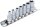 Steckschlüssel-Einsatz-Satz E-Profil | Antrieb Innenvierkant 6,3 mm (1/4") | SW E4 - E11 | 7-tlg.