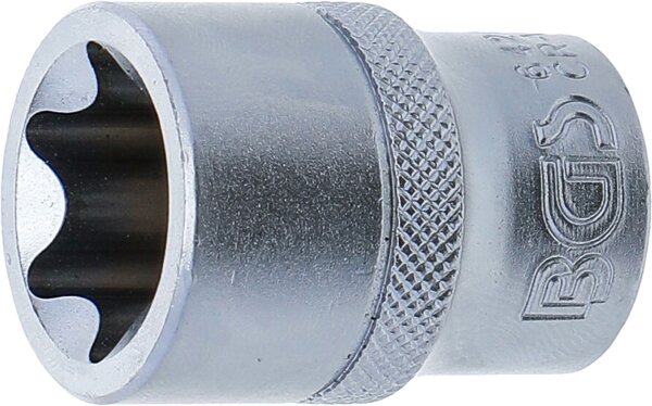 Steckschlüssel-Einsatz E-Profil | Antrieb Innenvierkant 12,5 mm (1/2") | SW E24