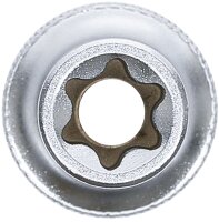 Steckschlüssel-Einsatz E-Profil, tief | Antrieb Innenvierkant 12,5 mm (1/2") | SW E12