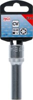 Steckschlüssel-Einsatz E-Profil, tief | Antrieb Innenvierkant 12,5 mm (1/2") | SW E14