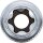 Steckschlüssel-Einsatz E-Profil, tief | Antrieb Innenvierkant 12,5 mm (1/2") | SW E14