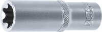 Steckschlüssel-Einsatz E-Profil, tief | Antrieb Innenvierkant 12,5 mm (1/2") | SW E20