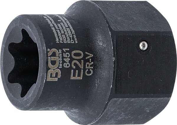 Bremssattel-Einsatz | E-Profil (für Torx) | für MAN TGA | Antrieb Außensechskant 30 mm | SW E20