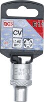 Steckschlüssel-Einsatz E-Profil | Antrieb Innenvierkant 12,5 mm (1/2") | SW E11