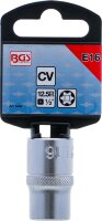 Steckschlüssel-Einsatz E-Profil | Antrieb Innenvierkant 12,5 mm (1/2") | SW E16