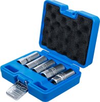 Zündkerzen-Einsatz-Satz Sechskant | Antrieb Innenvierkant 12,5 mm (1/2") | SW 14 - 21 mm | 5-tlg.