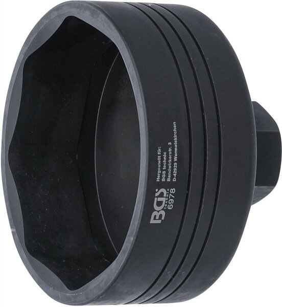 Achsmuttern-Schlüssel | 8-kant | für BPW 12 t Achsen | SW 109 mm