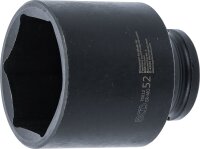 Kraft-Steckschlüssel-Einsatz Sechskant | Antrieb Innenvierkant 12,5 mm (1/2") | SW 52 mm