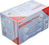 Druckluft-Farbsprühpistole | mit 3 Sprühdüsen | 1,4 - 1,7 - 2,0 mm