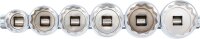 Steckschlüssel-Einsatz-Satz, Zwölfkant | Antrieb Innenvierkant 12,5 mm (1/2") | SW 24 - 38 mm | 6-tlg.