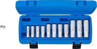 Spezial-Steckschlüssel-Einsatz-Satz, geschlitzt | Antrieb Innenvierkant 10 mm (3/8") | SW 8 - 19 mm | 12-tlg.