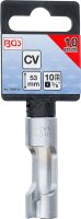 Spezial-Steckschlüssel-Einsatz, geschlitzt | Antrieb Innenvierkant 10 mm (3/8") | SW 10 mm