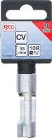 Spezial-Steckschlüssel-Einsatz, geschlitzt | Antrieb Innenvierkant 10 mm (3/8") | SW 9 mm