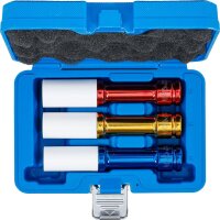 Kraft-Schoneinsatz-Satz | Antrieb Innenvierkant 12,5 mm (1/2") | 150 mm tief | SW 17 / 19 / 21 mm | 3-tlg.