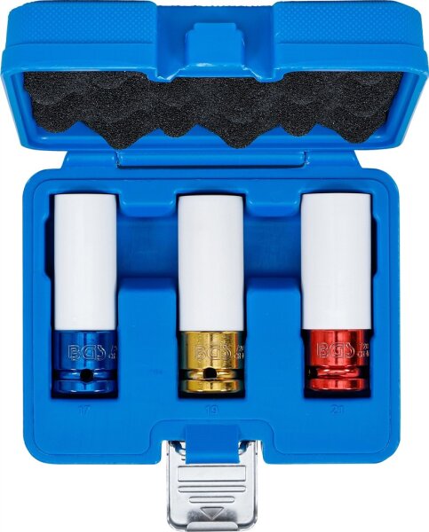 Kraft-Schoneinsatz-Satz | Antrieb Innenvierkant 12,5 mm (1/2") | SW 17 / 19 / 21 mm | 3-tlg.