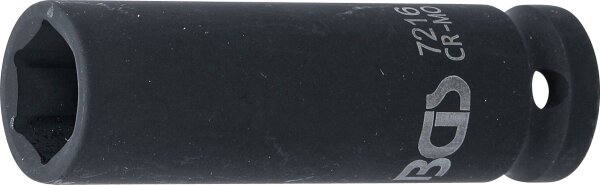 Kraft-Steckschlüssel-Einsatz Sechskant, tief | Antrieb Innenvierkant 12,5 mm (1/2") | SW 16 mm
