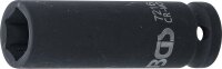 Kraft-Steckschlüssel-Einsatz Sechskant, tief | Antrieb Innenvierkant 12,5 mm (1/2") | SW 16 mm