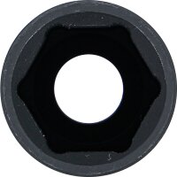 Kraft-Steckschlüssel-Einsatz Sechskant, tief | Antrieb Innenvierkant 12,5 mm (1/2") | SW 21 mm