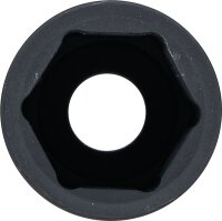 Kraft-Steckschlüssel-Einsatz Sechskant, tief | Antrieb Innenvierkant 12,5 mm (1/2") | SW 22 mm