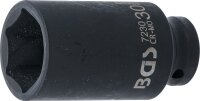 Kraft-Steckschlüssel-Einsatz Sechskant, tief | Antrieb Innenvierkant 12,5 mm (1/2") | SW 30 mm