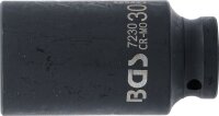 Kraft-Steckschlüssel-Einsatz Sechskant, tief | Antrieb Innenvierkant 12,5 mm (1/2") | SW 30 mm