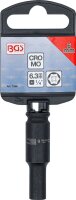 Kraft-Steckschlüssel-Einsatz Sechskant, tief | Antrieb Innenvierkant 6,3 mm (1/4") | SW 6 mm