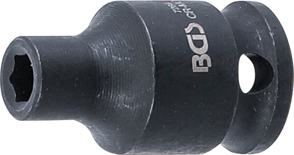 Kraft-Steckschlüssel-Einsatz Sechskant | Antrieb Innenvierkant 6,3 mm (1/4") | SW 4 mm