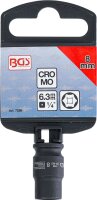 Kraft-Steckschlüssel-Einsatz Sechskant | Antrieb Innenvierkant 6,3 mm (1/4") | SW 8 mm