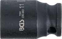 Kraft-Steckschlüssel-Einsatz Sechskant | Antrieb Innenvierkant 6,3 mm (1/4") | SW 11 mm