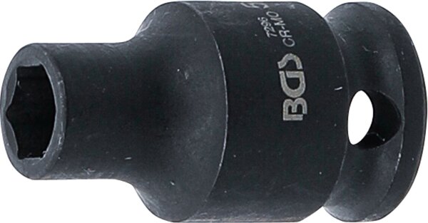 Kraft-Steckschlüssel-Einsatz Sechskant | Antrieb Innenvierkant 6,3 mm (1/4") | SW 5,5 mm