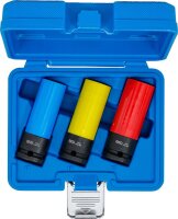 Kraft-Schoneinsatz-Satz | Antrieb innenvierkant 12,5 mm (1/2") | SW 17 / 19 / 21 mm | 3-tlg.