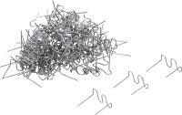 Reparaturklammern-Satz | Wellenform | 0,6 mm | 100-tlg.