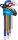 Winkelschlüssel-Satz | Multicolour | Innensechskant, Innensechskant mit Kugelkopf 1,5 - 10 mm | 9-tlg.