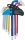 Winkelschlüssel-Satz | Multicolour | Innensechskant, Innensechskant mit Kugelkopf 1,5 - 10 mm | 9-tlg.