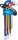 Winkelschlüssel-Satz | Multicolour | Innensechskant 1,5 - 10 mm | 9-tlg.
