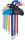 Winkelschlüssel-Satz | Multicolour | Innensechskant 1,5 - 10 mm | 9-tlg.