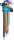 Winkelschlüssel-Satz | Multicolour | extra lang | Innensechskant 1,5 - 10 mm | 9-tlg.