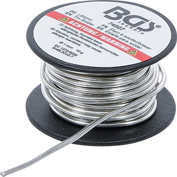 Lötzinn | auf Rolle | bleifrei | Ø 1 mm | 10 g