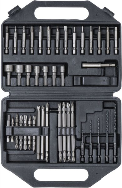 Bohrmaschinen-Bit-Satz | Antrieb Außensechskant 6,3 mm (1/4") | 41-tlg.