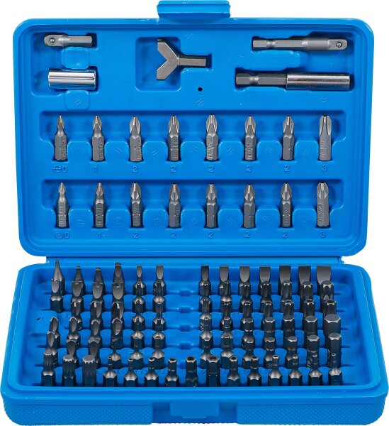Sicherheits-Bit-Satz | Antrieb Außensechskant 6,3 mm (1/4") | 100-tlg.