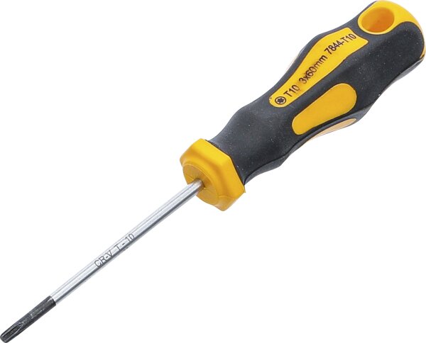Schraubendreher | T-Profil (für Torx) T10 | Klingenlänge 60 mm