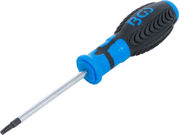 Schraubendreher | T-Profil (für Torx) mit Bohrung T20 | Klingenlänge 80 mm
