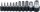 Bit-Satz | Antrieb Außensechskant 6,3 mm (1/4") / 10 mm (3/8") | T-Profil (für Torx) mit Bohrung | 11-tlg.