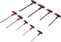 Schraubendreher-Satz mit T-Griff und seitlicher Klinge | Innensechskant | 2 - 10 mm | 9-tlg.